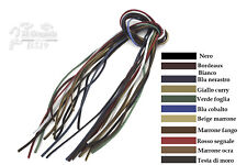 Lacci di cuoio cm.115 resistenti per scarpe Timberland e hobbisti pellettieri