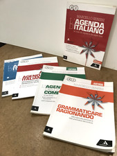 L'agenda d'italiano - 5 volumi - grammatica e scrittura - Mondadori 