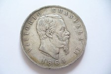  MONNAIE ARGENT ÉCU 5 LIRE