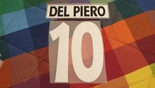 Kit personalizzazione #10 ALEX DEL PIERO maglia Juventus Finale Champions 1996