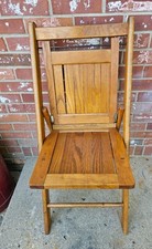 Sedia pieghevole vintage con