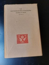 La Letteratura Italiana Storie