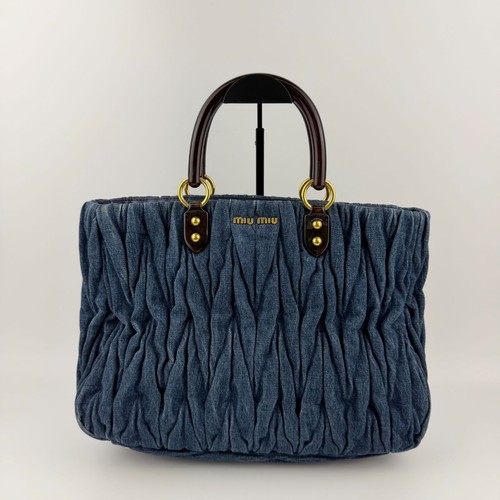 Borsa miu - miu, denim
