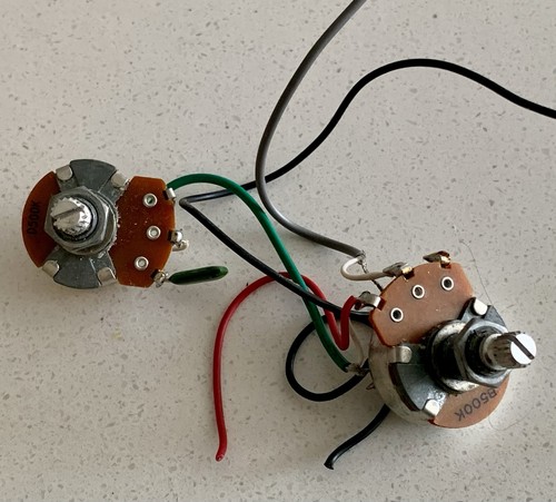 Cablaggio originale chitarra