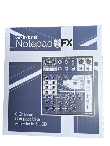 Soundcraft notepad8fx mixer - notepad8fx,