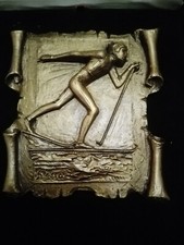 Targa vintage in ottone