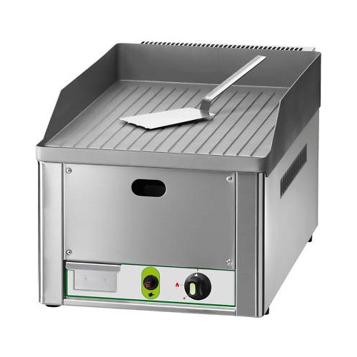 Fry top rigato professionale - , a