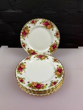 6 x Royal Albert Old Country Roses piatti per insalata 8,25" 10 set disponibili