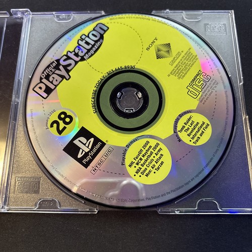 Playstation magazine demo disc - playstation,