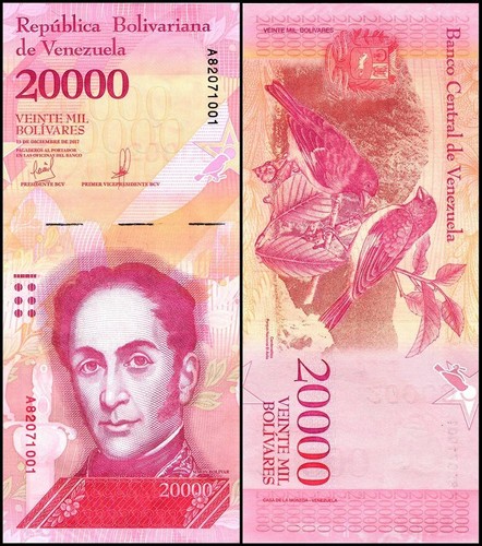 Venezuela 20000 bolivar - venezuela,