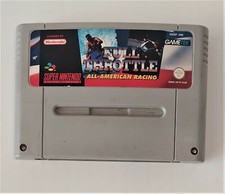 Full Throttle All-American Racing Pal Super Nintendo SNSP-AFTP-EUR