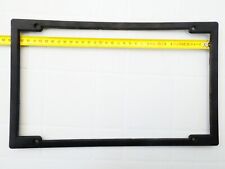 Per auto cornice per porta targa italiana nera posteriore macchina 34,5 x 21 .