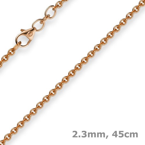 3mm catena rotonda collana - 2,3mm,