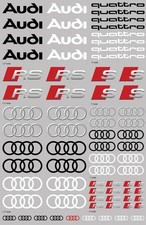 Audi Logos Transfer Decal