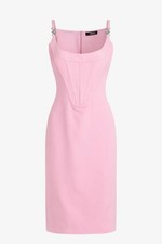 Versace abito rosa con Medusa