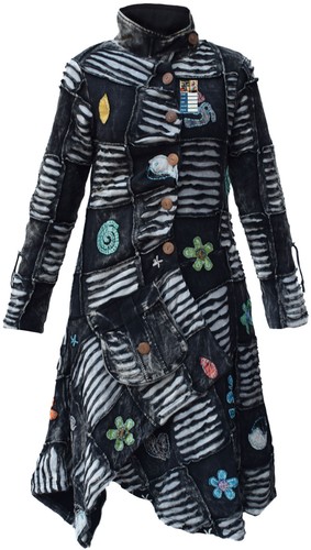 Lungo gotico cotone patchwork - gotico,