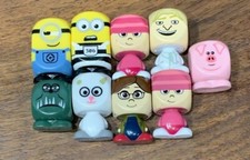 Cattivissimo Me - Lotto di 9 Minion Blokhedz Esselunga - 2018 - nuovi