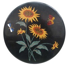 18 " Marmo Nero Table Top Semi