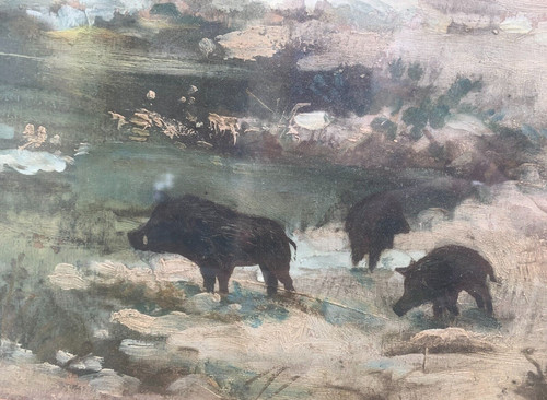 Dipinto olio firmato - dipinto, fessler