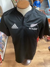 MAGLIA NAZIONALE NUOVA ZELANDA ALL BLACKS RUGBY MARCA ADIDAS RICAMATA- CU