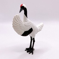 Gru dalla Corona Rossa Gassho Animal Toy Mini Figure Mascotte Capsule Toy Gia...