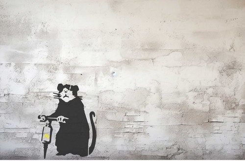 Banksy drill rat - drill,