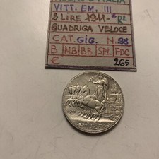 2 Lire 1911 Ag Quadriga Veloce