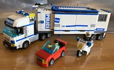 Unità mobile polizia della Lego City 7288 Truck Bandito Macchina Rossa Moto
