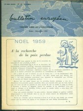 BULLETIN EUROPEEN N 12 /