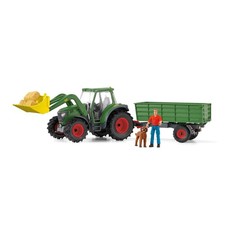 Trattore verde con - , caricatore