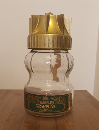 Barattolo vetro vintage - vetro, fabbri