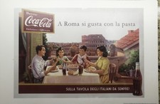 Tovagliette COCA COLA Plastica Flessibile Vintage.N°4.