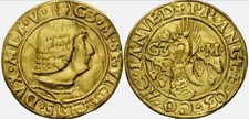 Ducato Oro Zecchino Milano Galeazzo Maria Sforza Gold Dukat Or Milan Italian Au