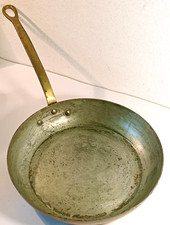 PADELLA IN RAME-INTERNO STAGNATO-VINTAGE-PAIOLO-CASSERUOLA-TEGAME-PADELLINO-USAT