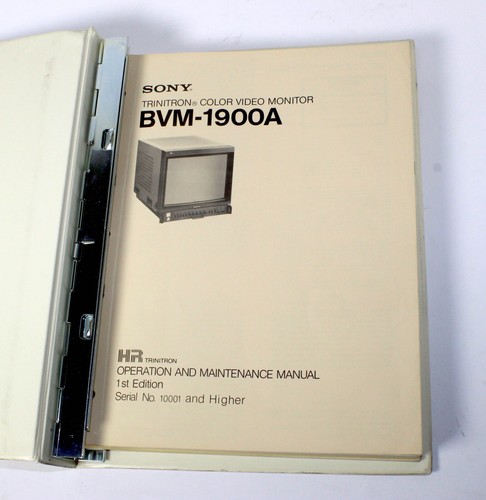 Sony bvm 1900a - bvm-1900a, /