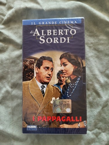 Vhs alberto sordi - vhs, pappagalli