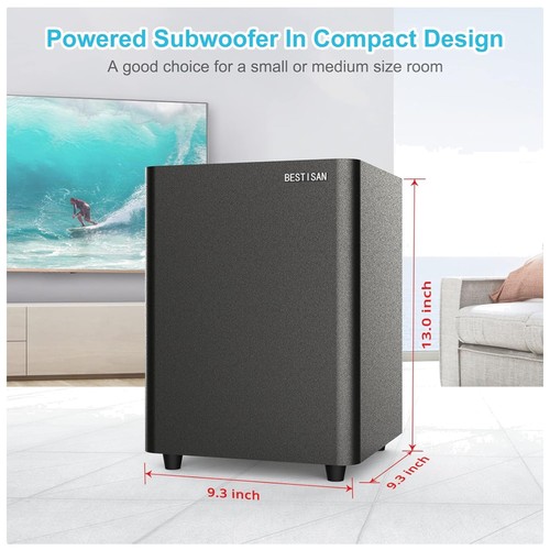 Powerful compact subwoofer for - powerful,