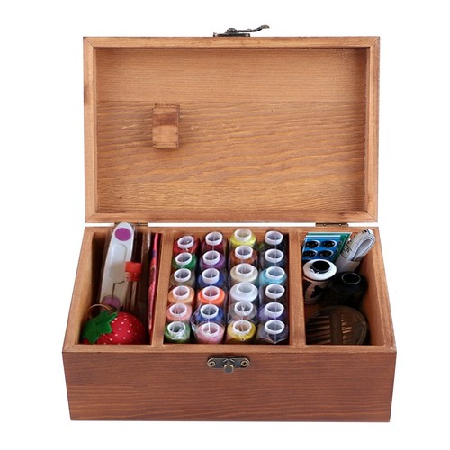 Scatola cucito legno - in,