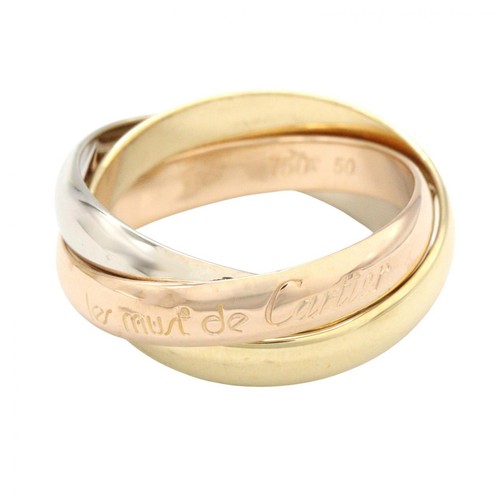 Anello cartier trinity - anello, 18kywrg