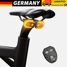 Frecce bici LED Bicycle Rear Signal Light con telecomando 5 modalità USB IPX5