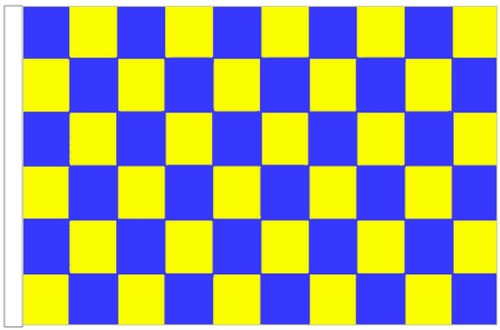 Bandiera con maniche scacchi - bandiera, a