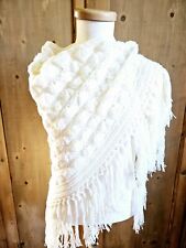 Scialle Baktus Stola Bianca