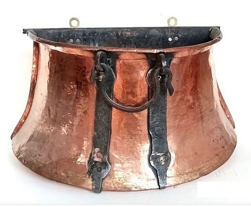 Antica fioriera paiolo - antica, fioriera,