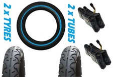 Valco Runabout, Phil & teds Sport 12 1/2" 2 x Pram 2 pneumatici e 2 tubi LINEA BLU