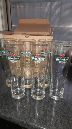 Set bicchieri birra - 6, heineken