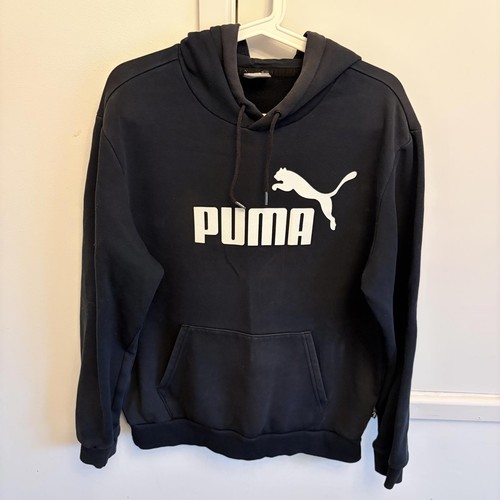 Felpa con cappuccio puma nera - felpa,