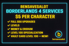 Borderlands 4 🎉 SDU completo + livelli max + soldi + eridio + carta caveau
