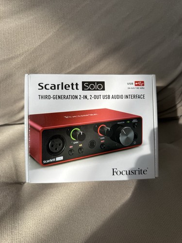 Focusrite scarlett solo - focusrite,