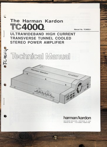 Harmon kardon 400q - harmon,