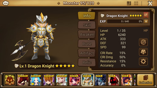 Summoners war europa account - summoners,